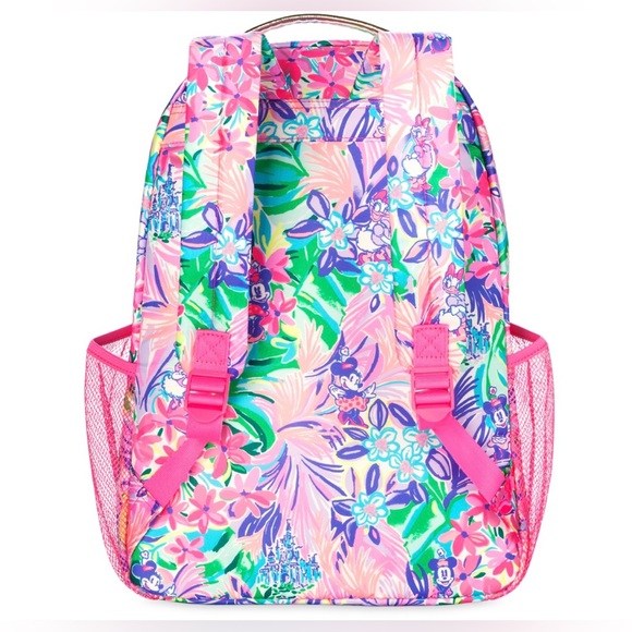 Disney Lilly Pulitzer Bag  Lilly Loves Disney Minnie And Daisy Backpack New - Picture 3 of 3